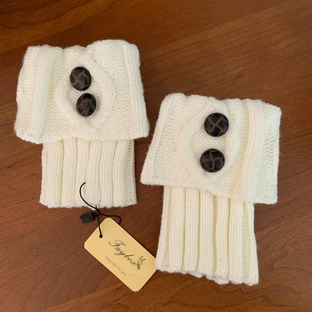 Faybox | Crochet Knit Boot Socks